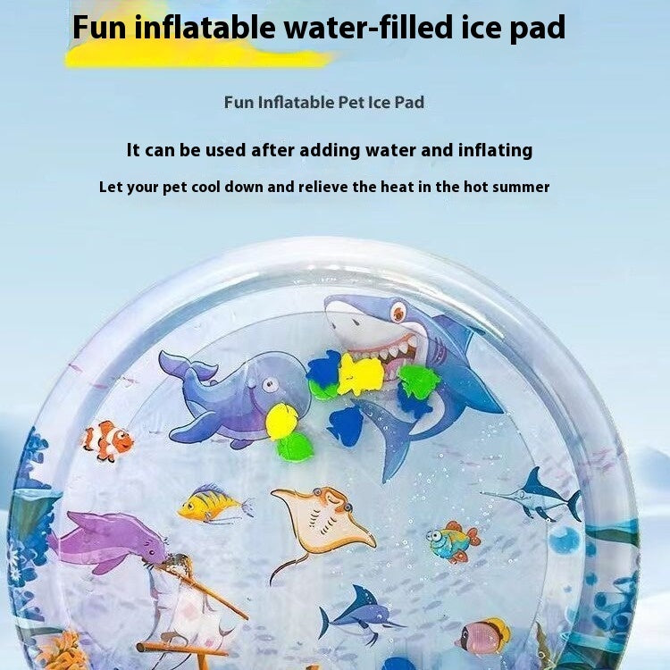 Pet cooling water bed