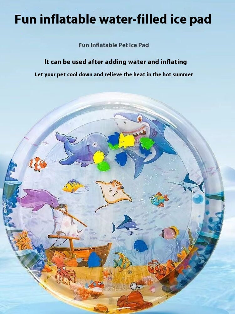 Pet cooling water bed