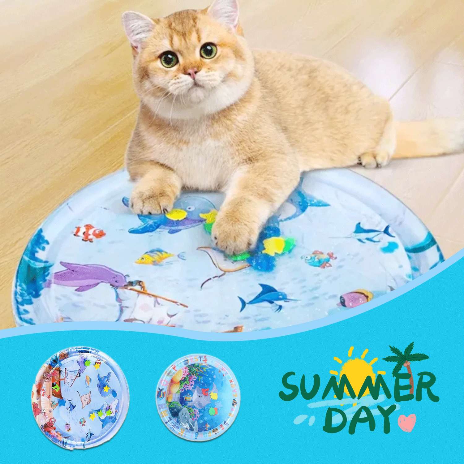 Pet cooling water bed